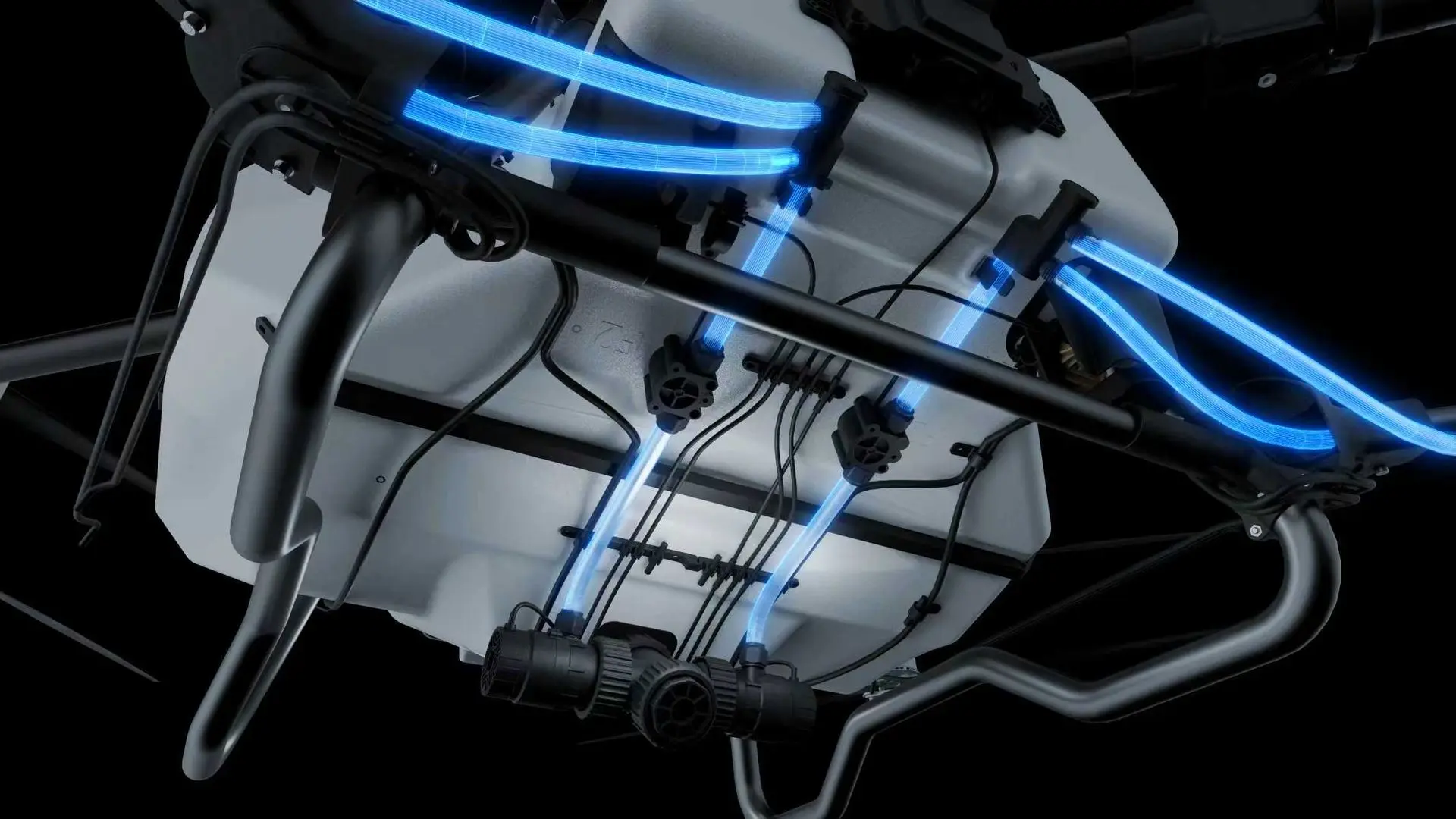 Two Electromagnetic Flow Meters